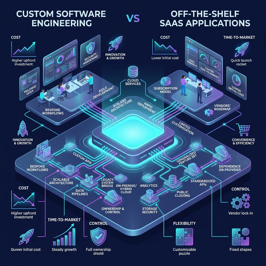 Custom Software Vs Off-the-Shelf Comparison